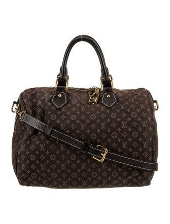 Louis Vuitton Monogram Mini Lin Speedy Bandouliere 30