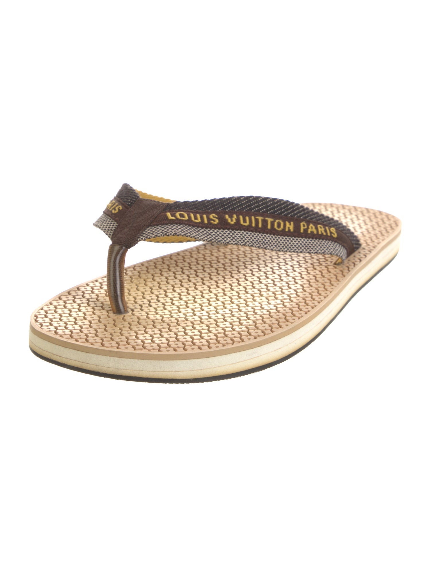 Louis Vuitton Printed Flip Flops