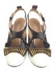Louis Vuitton Monogram Pattern Leather Slingback Pumps
