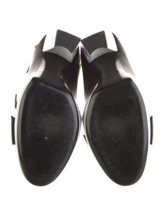 Louis Vuitton Monogram Pattern Leather Slingback Pumps