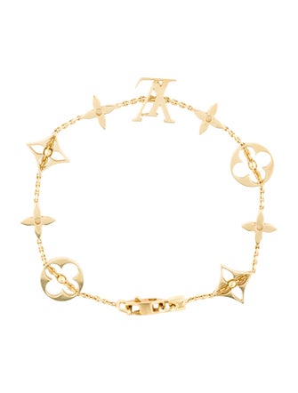 Louis Vuitton 18K Idylle Blossom Monogram Station Bracelet
