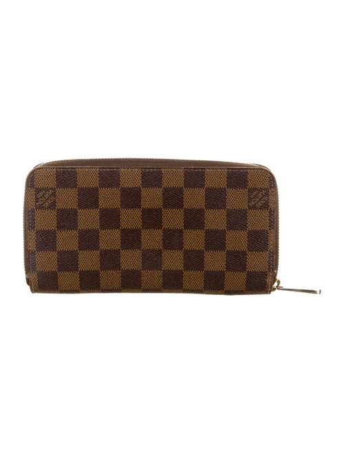 Louis Vuitton 2015 Damier Ebene Pattern Zippy Wallet
