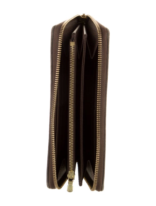 Louis Vuitton 2015 Damier Ebene Pattern Zippy Wallet