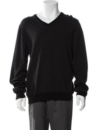 Louis Vuitton 2010 Damier Graphite Pattern Pullover
