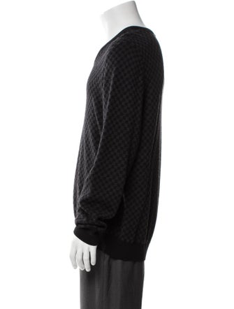 Louis Vuitton 2010 Damier Graphite Pattern Pullover