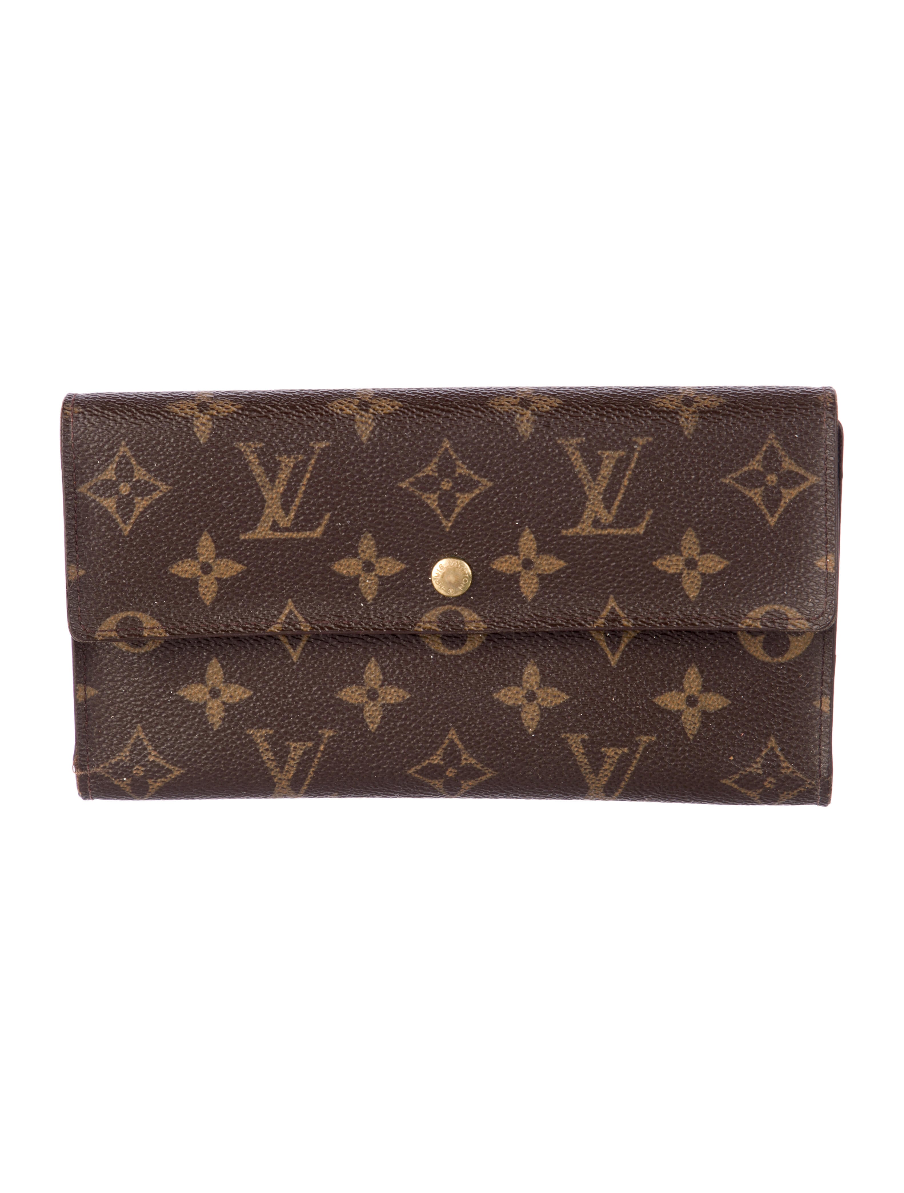 Louis Vuitton 1999 LV Monogram Sarah Wallet
