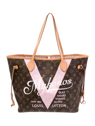 Louis Vuitton LV Monogram Neverfull w/Pouch MM
