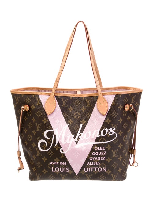 Louis Vuitton LV Monogram Neverfull w/Pouch MM