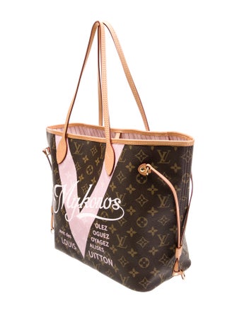 Louis Vuitton LV Monogram Neverfull w/Pouch MM