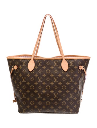 Louis Vuitton LV Monogram Neverfull w/Pouch MM
