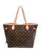 Louis Vuitton LV Monogram Neverfull w/Pouch MM