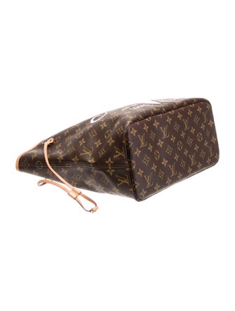 Louis Vuitton LV Monogram Neverfull w/Pouch MM