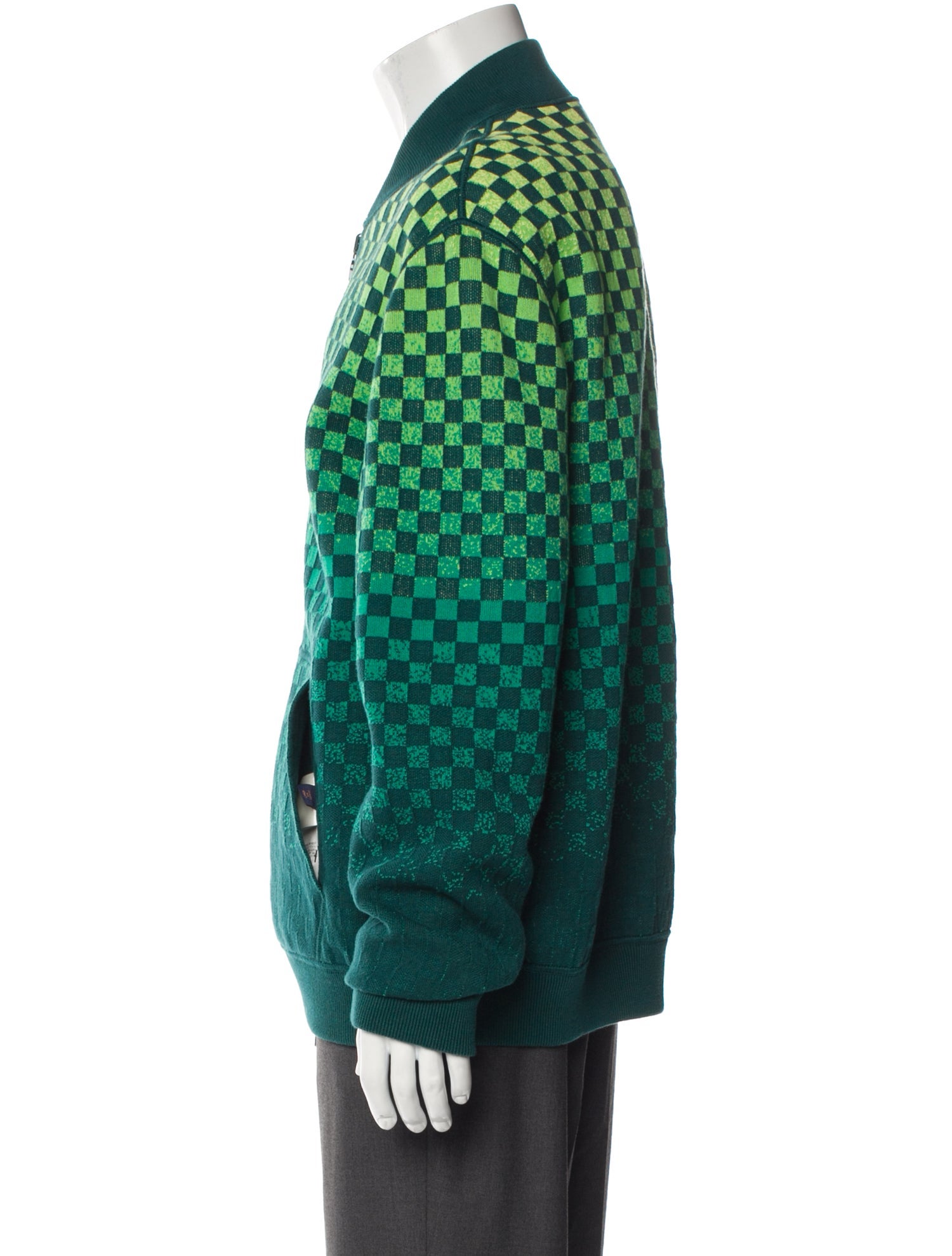 Louis Vuitton 2022 Reversible Damier Cardigan