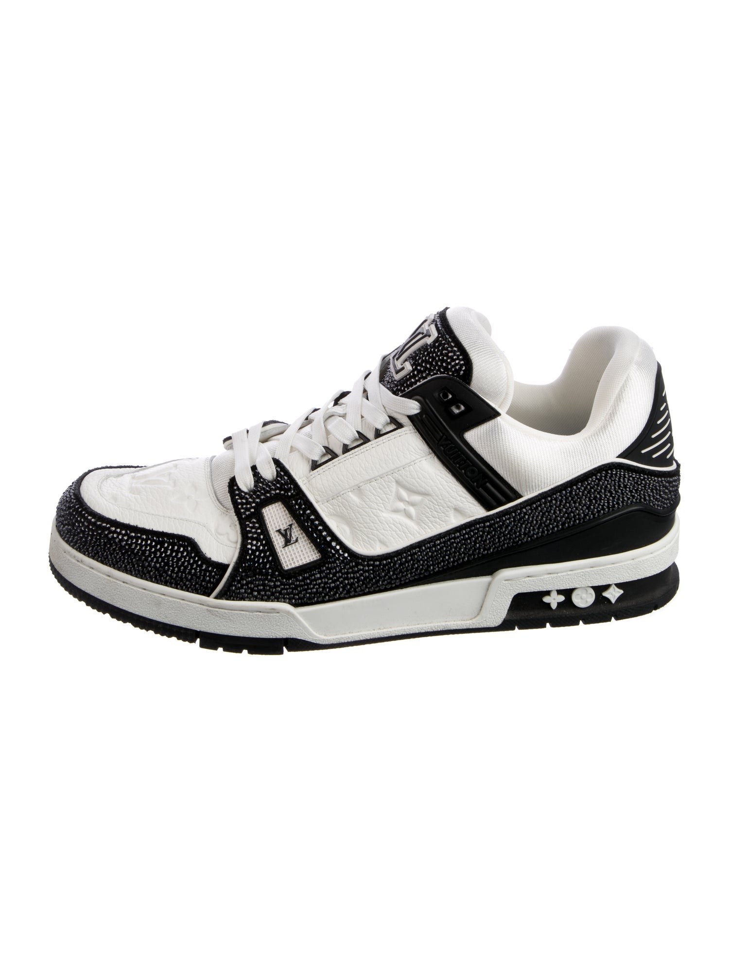 Louis Vuitton Trainer 'Black White' Sneakers
