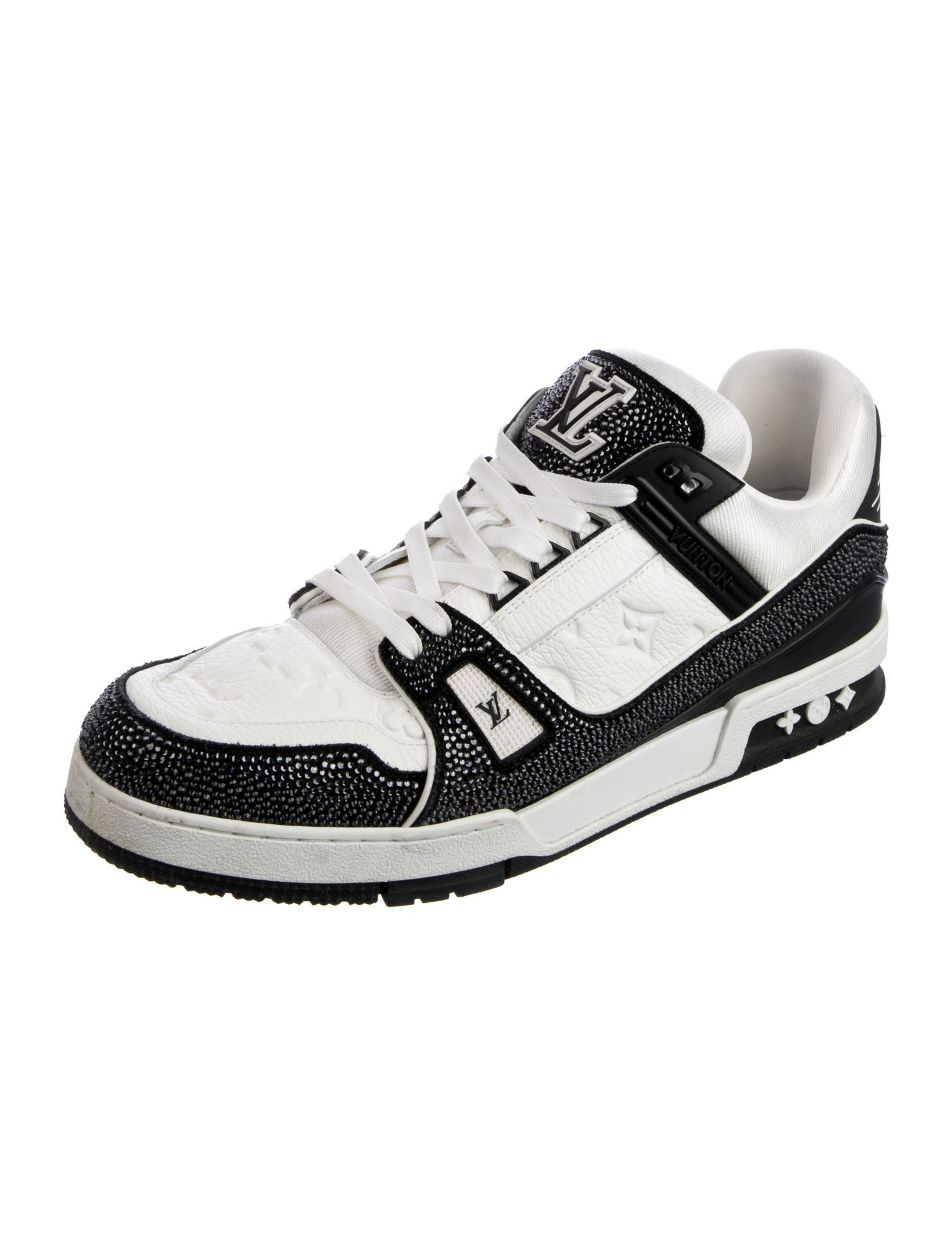 Louis Vuitton Trainer 'Black White' Sneakers