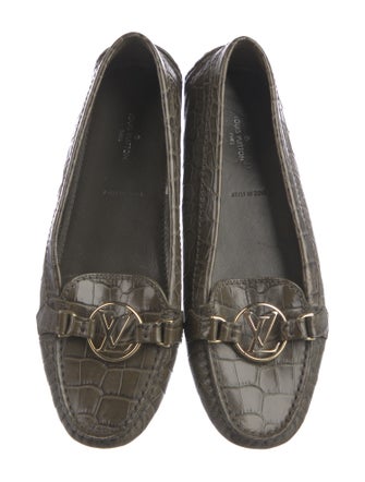 Louis Vuitton LV Monogram Leather Loafers