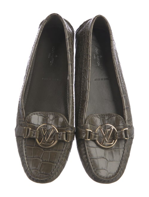 Louis Vuitton LV Monogram Leather Loafers