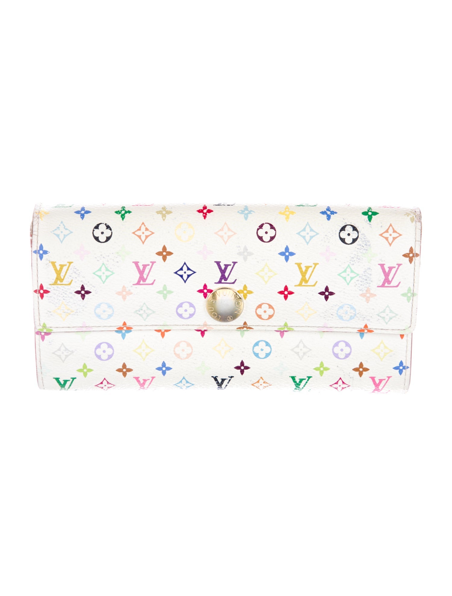 Louis Vuitton 2010 Multicolore Monogram Pattern Sarah Wallet