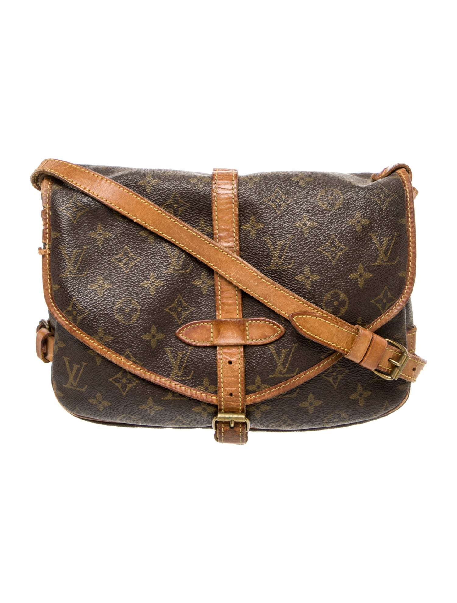Louis Vuitton LV Monogram Saumur 30