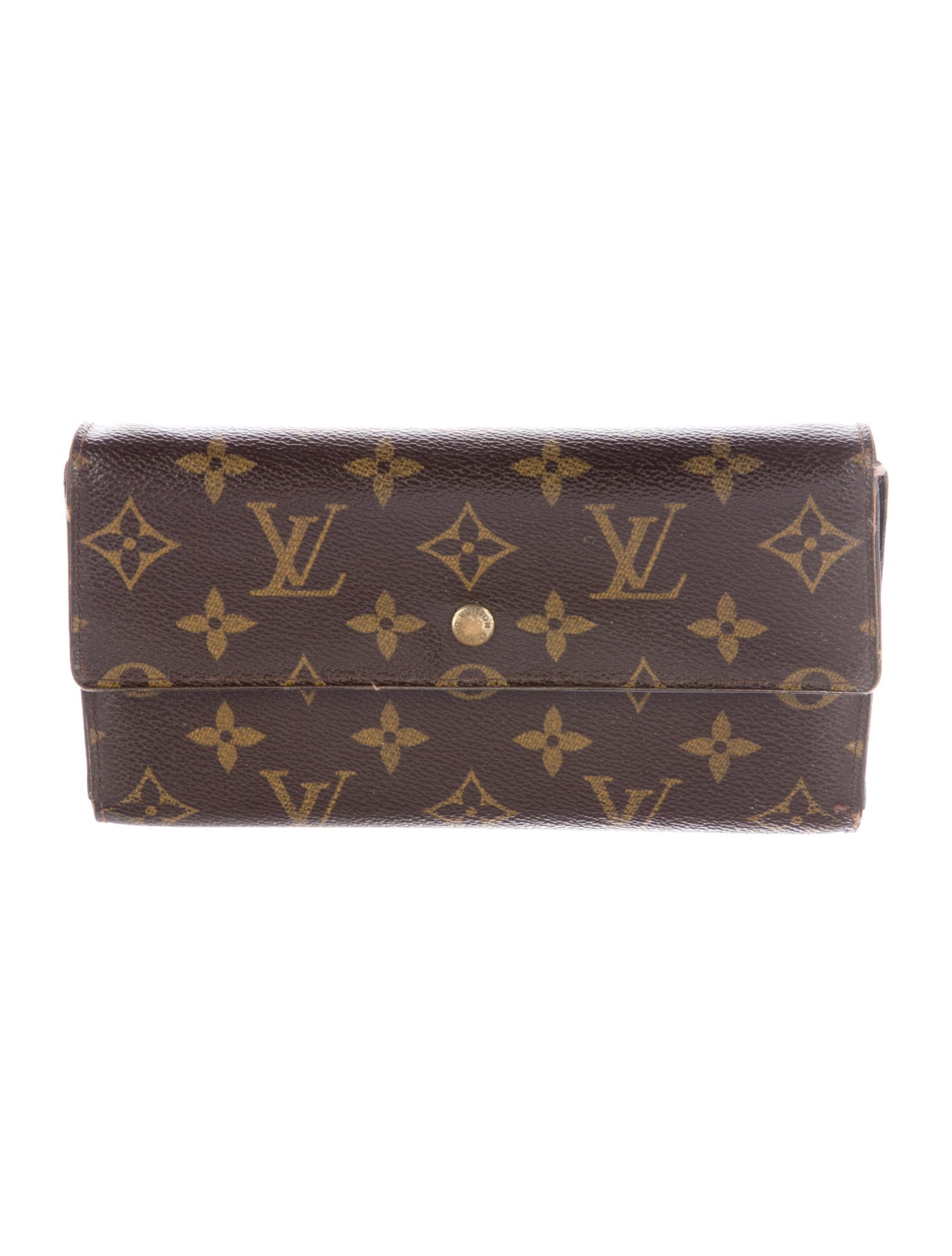 Louis Vuitton Monogram Pattern Coated Canvas Porte Trésor International Wallet