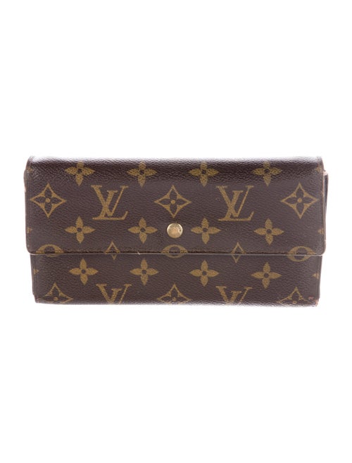 Louis Vuitton Monogram Pattern Coated Canvas Porte Trésor International Wallet