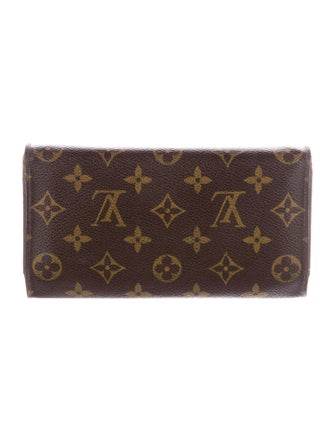 Louis Vuitton Monogram Pattern Coated Canvas Porte Trésor International Wallet