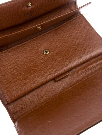 Louis Vuitton Monogram Pattern Coated Canvas Porte Trésor International Wallet