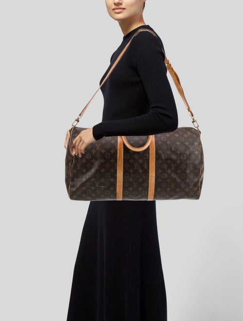 Louis Vuitton LV Monogram Keepall Bandouliere 55