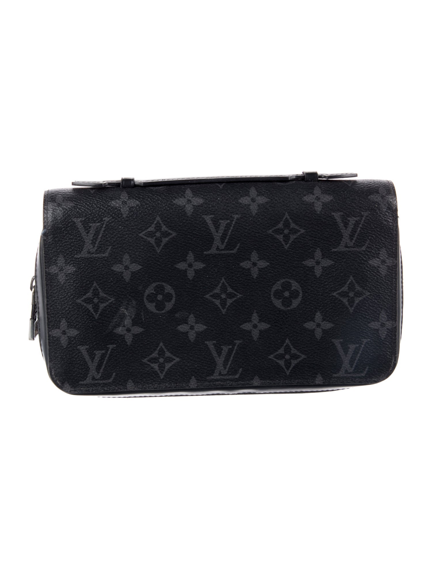 Louis Vuitton 2017 Monogram Eclipse Macassar Zippy XL Wallet