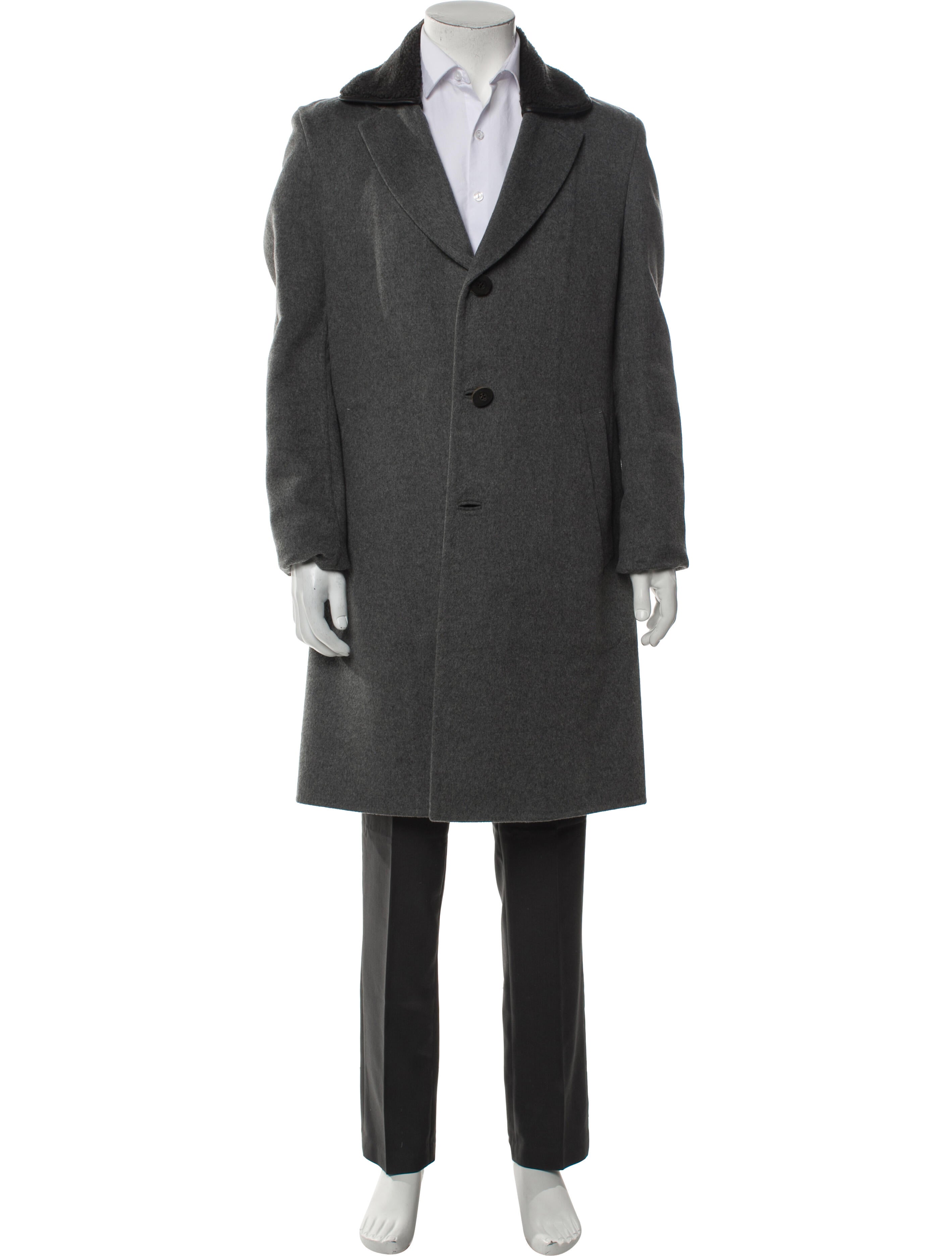 Louis Vuitton 2015 Monogram Pattern Overcoat