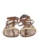 Louis Vuitton LV Monogram Leather Gladiator Sandals