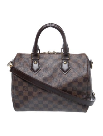 Louis Vuitton Damier Ebene Speedy Bandouliere 25
