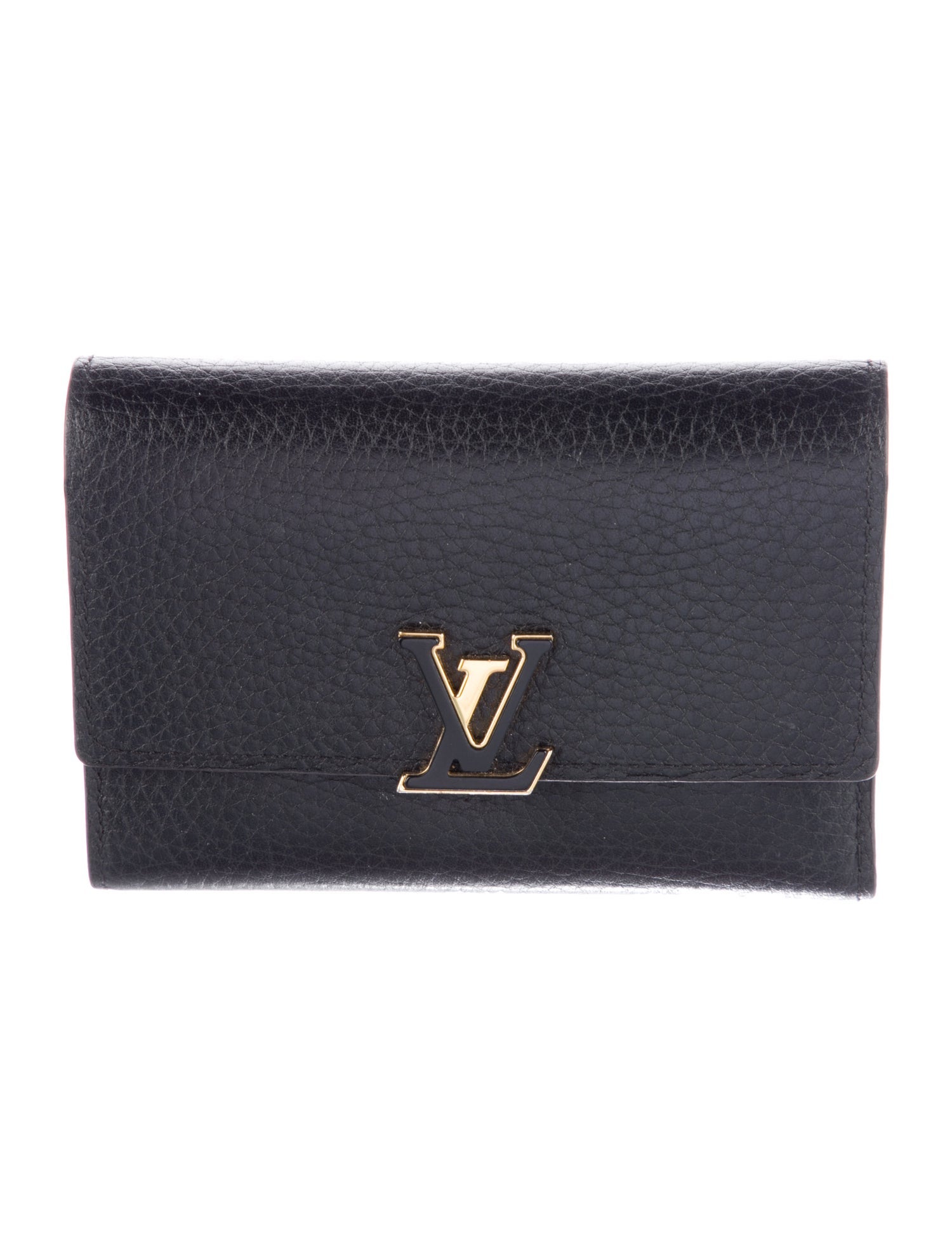 Louis Vuitton Taurillon Leather Capucines Compact Wallet