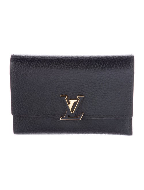 Louis Vuitton Taurillon Leather Capucines Compact Wallet