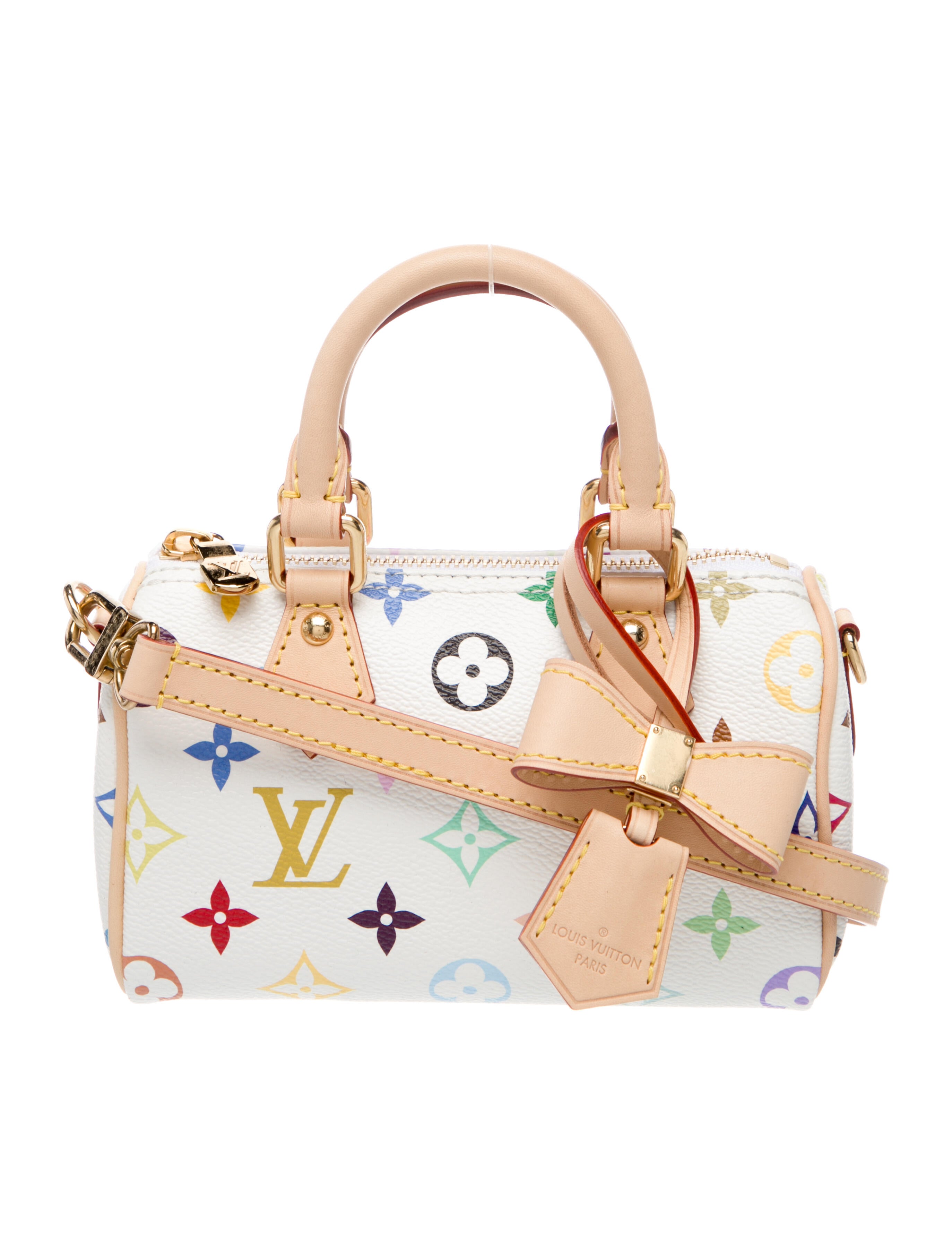 Louis Vuitton Multicolore Monogram Speedy Bandouliere Nano