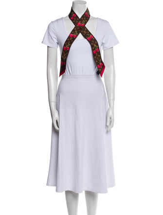 Louis Vuitton X TM Monogram Cerises Silk Bandeau