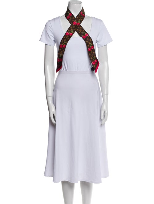 Louis Vuitton X TM Monogram Cerises Silk Bandeau