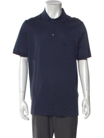 Louis Vuitton Damier Crew Neck Polo Shirt