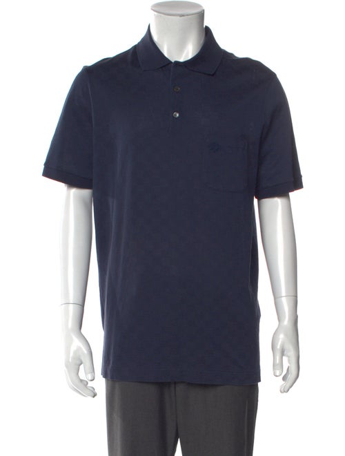 Louis Vuitton Damier Crew Neck Polo Shirt