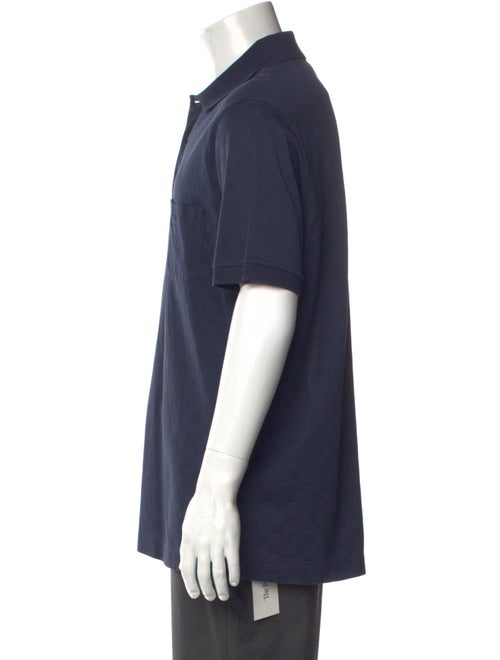 Louis Vuitton Damier Crew Neck Polo Shirt