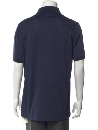 Louis Vuitton Damier Crew Neck Polo Shirt