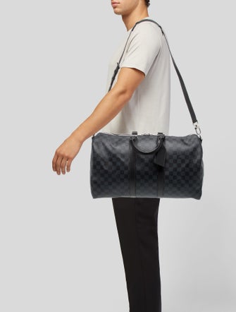 Louis Vuitton Damier Graphite Keepall Bandouliere