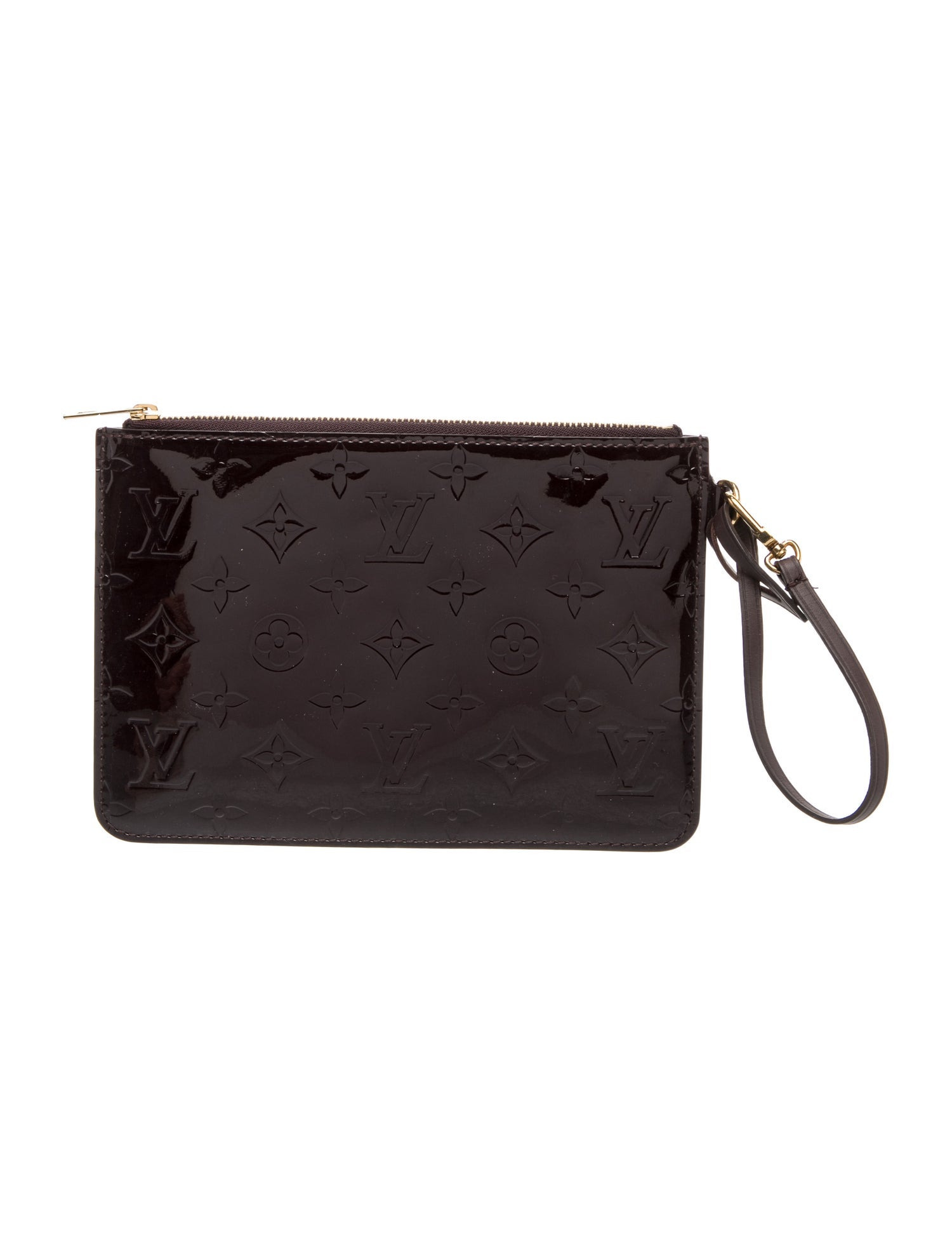 Louis Vuitton Monogram Vernis long beach pochette