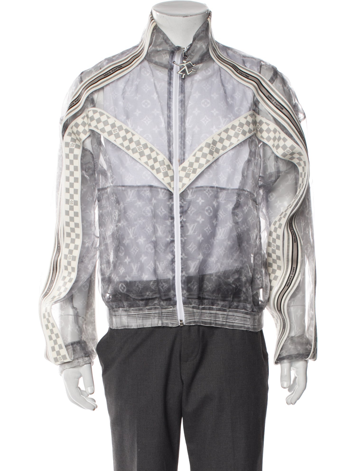 Louis Vuitton 2022 Organza Track Moto Jacket