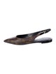 Louis Vuitton LV Monogram Slingback Flats