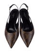 Louis Vuitton LV Monogram Slingback Flats