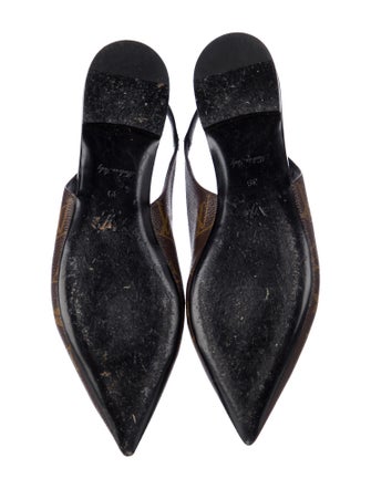 Louis Vuitton LV Monogram Slingback Flats
