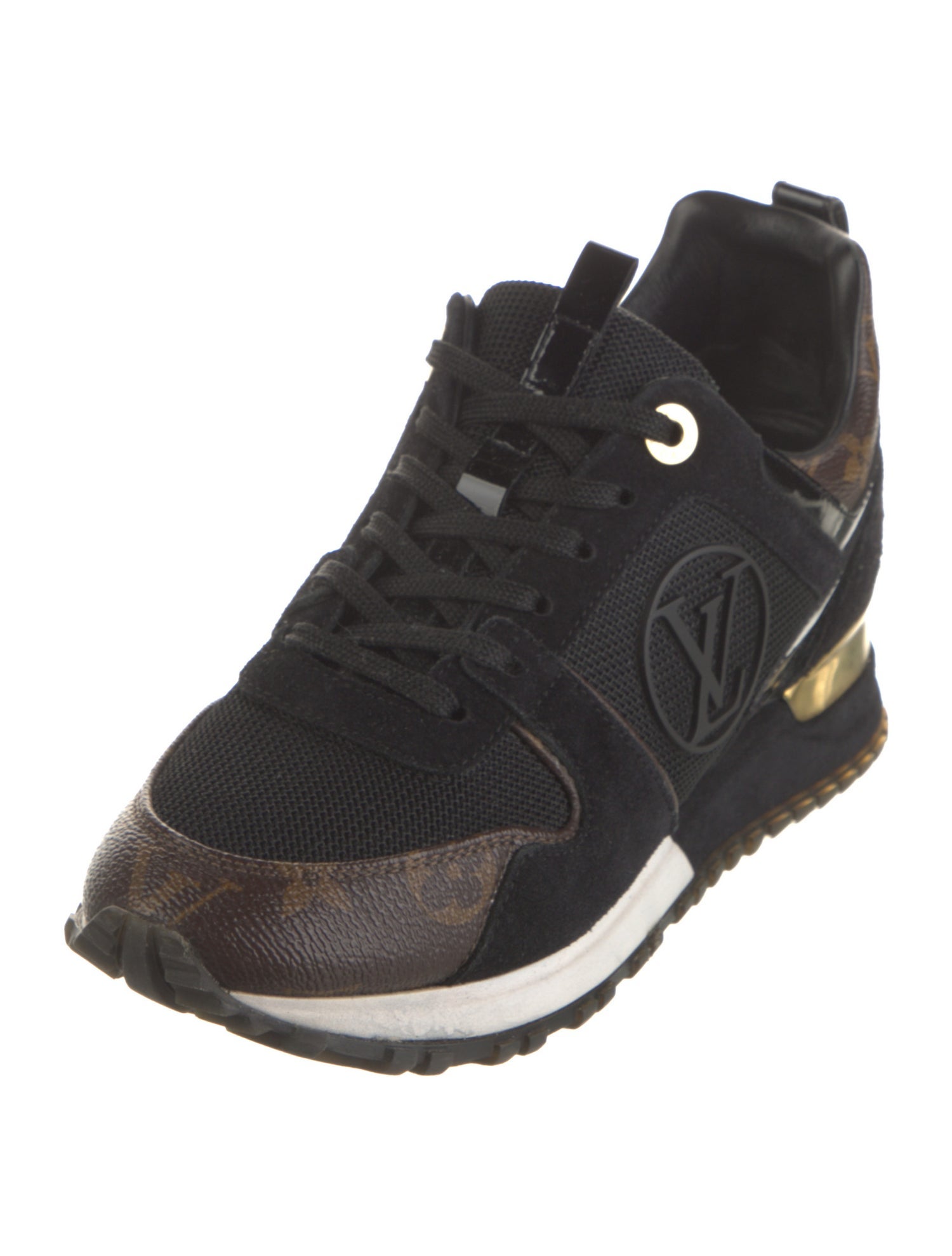 Louis Vuitton LV Monogram Suede Sneakers