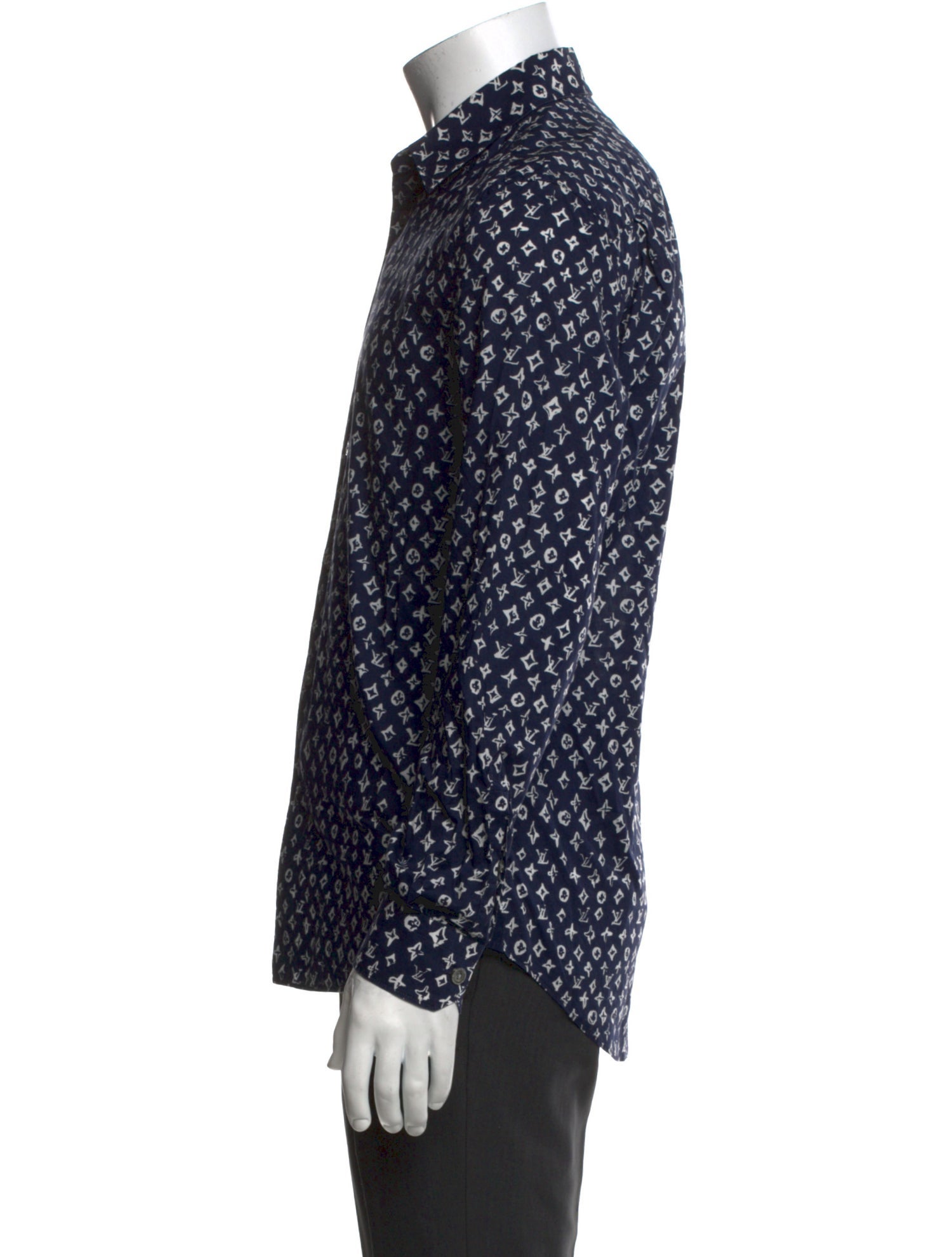Louis Vuitton 2017 LV Monogram Dress Shirt