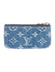 Louis Vuitton LV Monogram Denim Key Holder